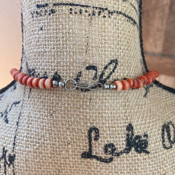 Unique piece! Coral /silver necklace - Picture 5 of 5